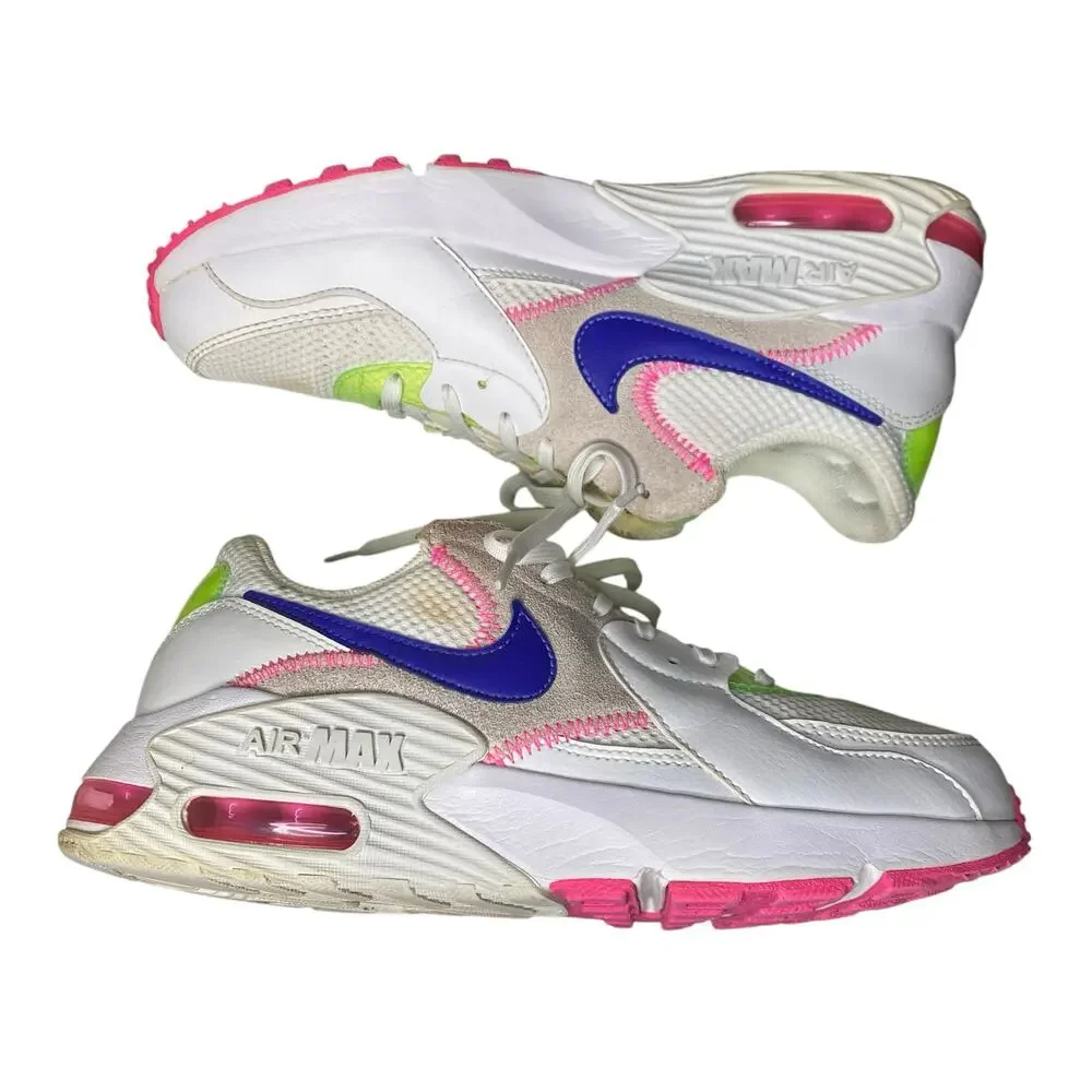 Nike Womens Air Max Excee DD2955-100 White Casual Shoes Sneakers Size 7.5